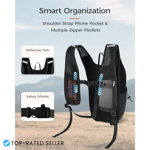 Lightweight Packable Hiking Daypack with Chest Strap Water Resistant Travel main image 6